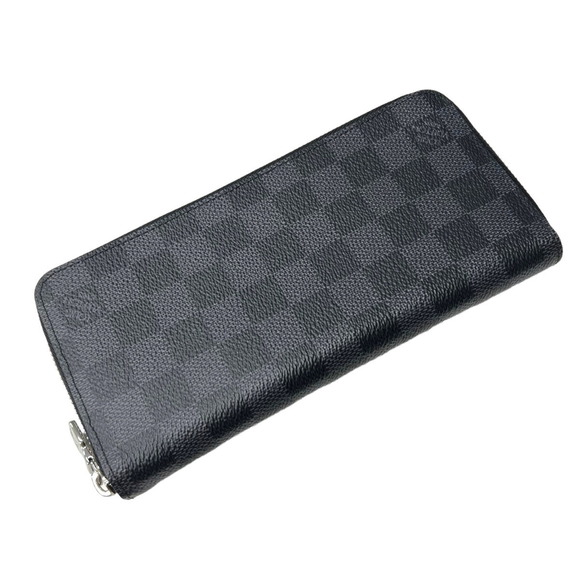 Louis Vuitton Damier Vertical Black Zippy Wallet Graphite - Picture 1 of 6